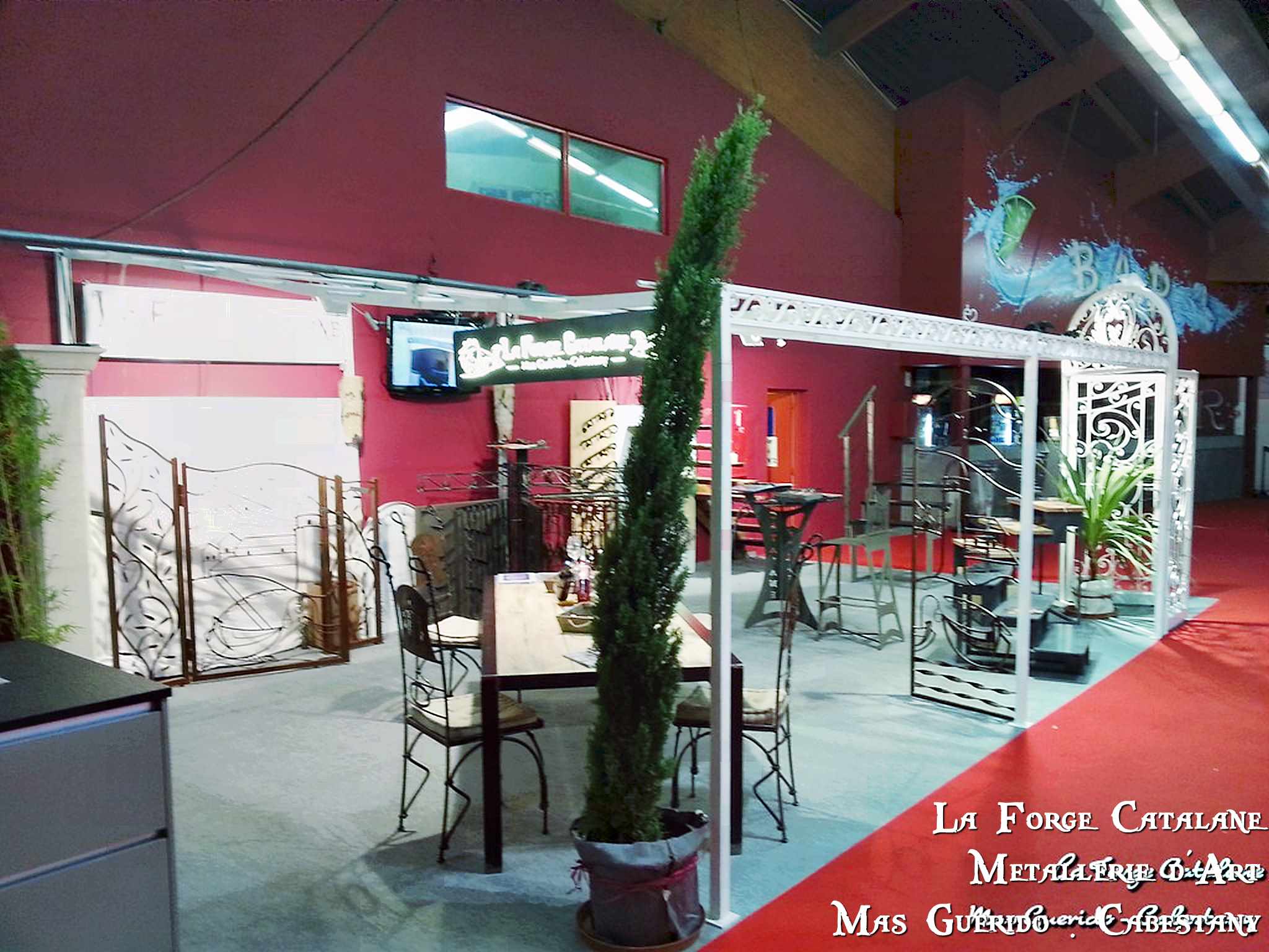 Stand salon de l habitat 2013 forge catalane 2.jpg